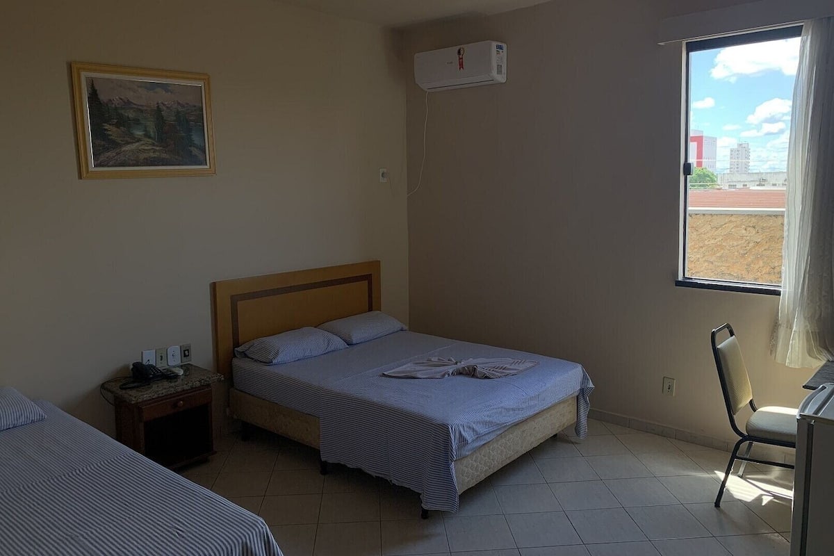 Minibar, desk, blackout drapes, iron/ironing board
