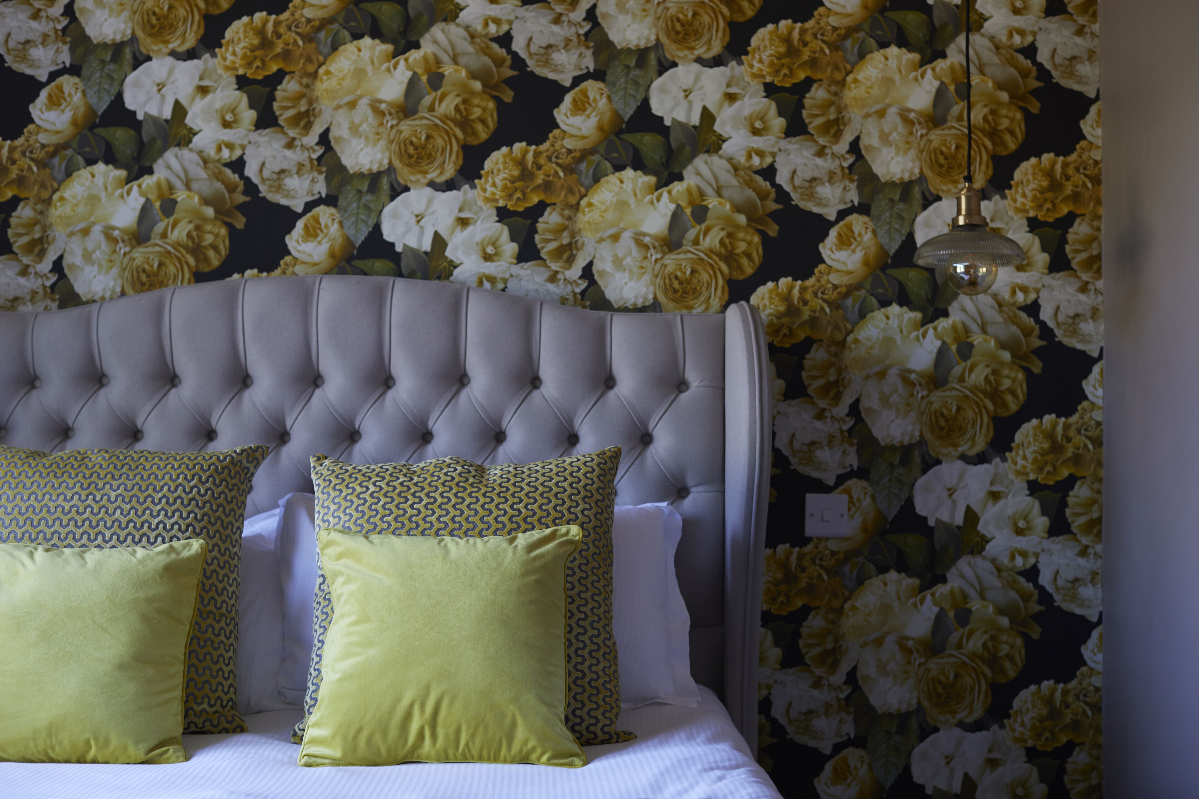 Hypo-allergenic bedding, down duvets, individually decorated