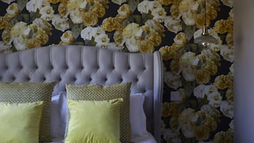 Hypo-allergenic bedding, down duvets, individually decorated