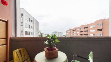 Basic-Doppelzimmer, Gemeinschaftsbad | Balkon