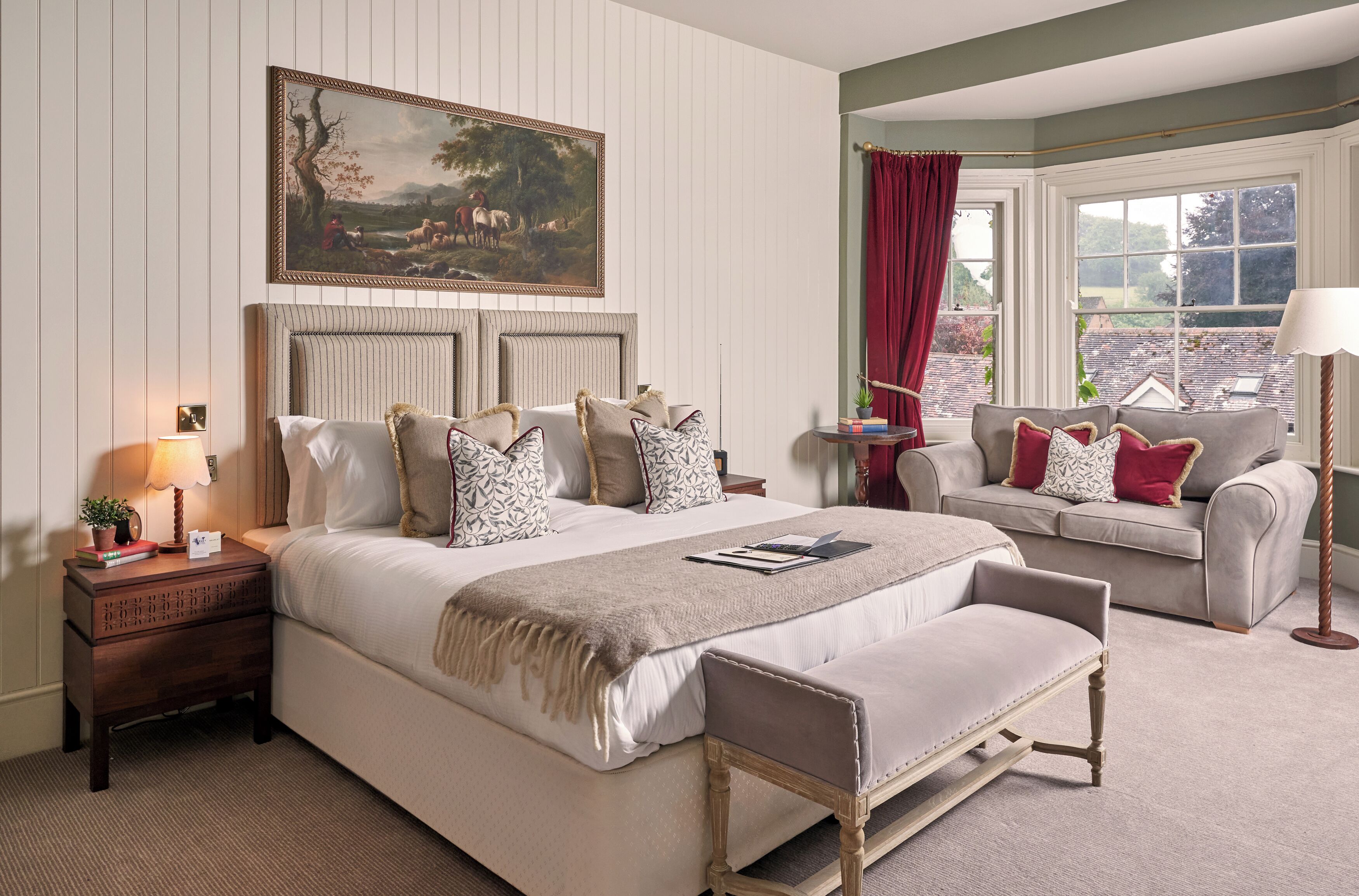 Egyptian cotton sheets, premium bedding, down duvets