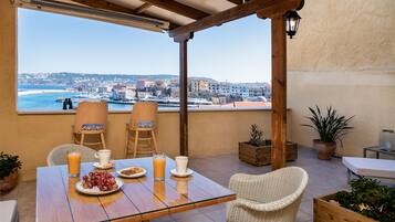 Panorama-penthouselejlighed - terrasse - havudsigt | Terrasse/gårdhave