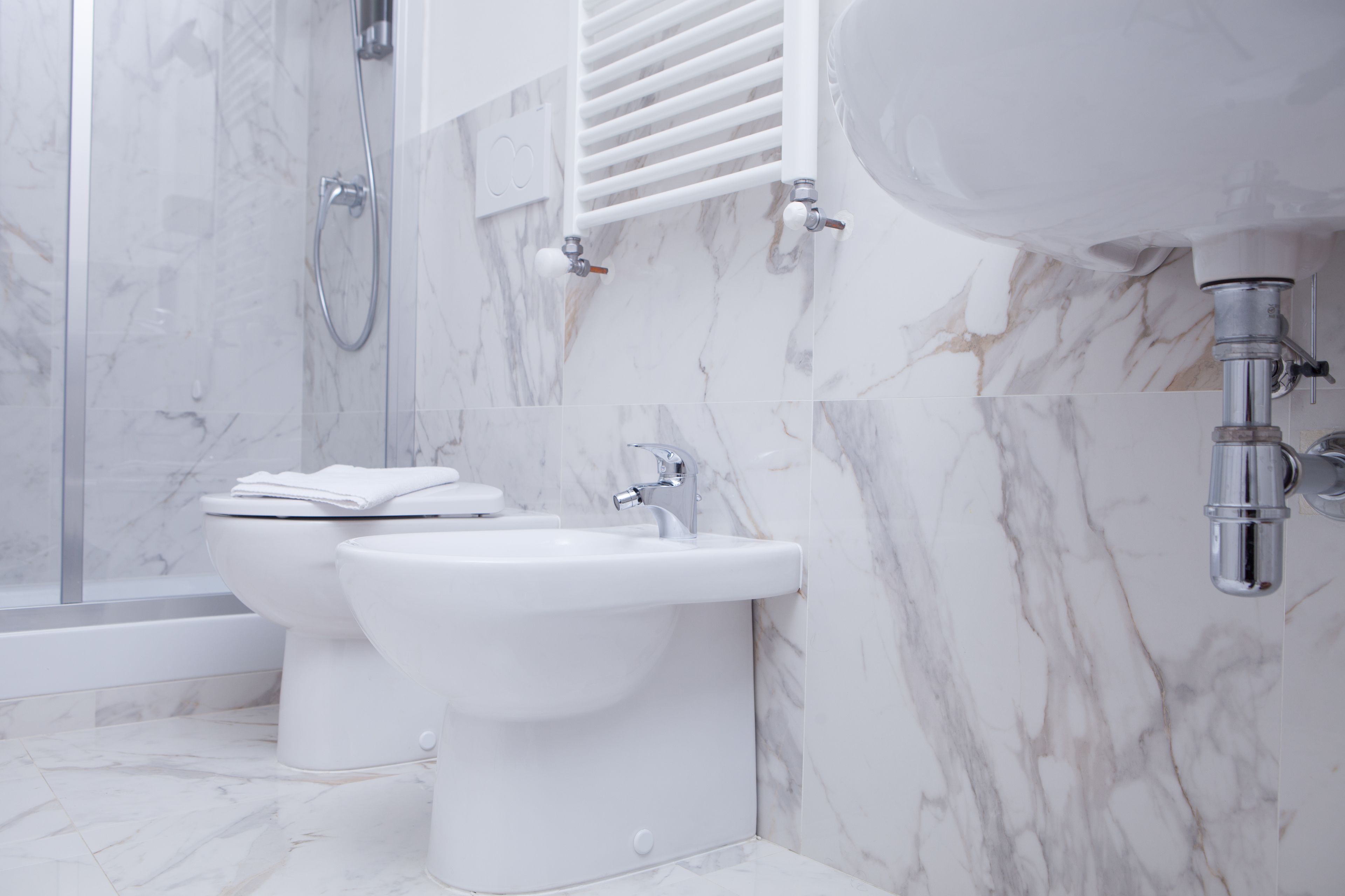 Doppelzimmer zur Einzelnutzung | Badezimmer