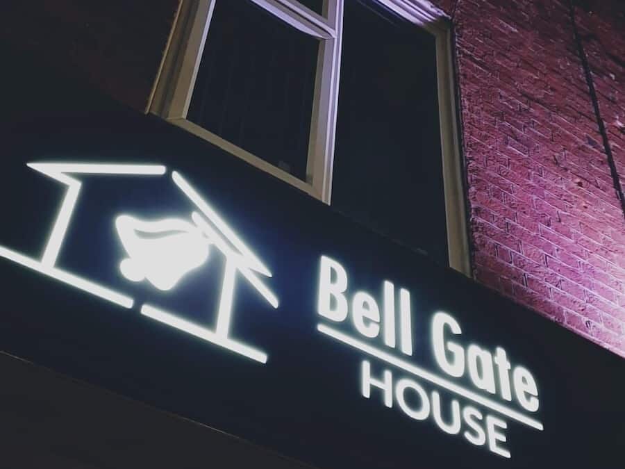 Voorkant van accommodatie