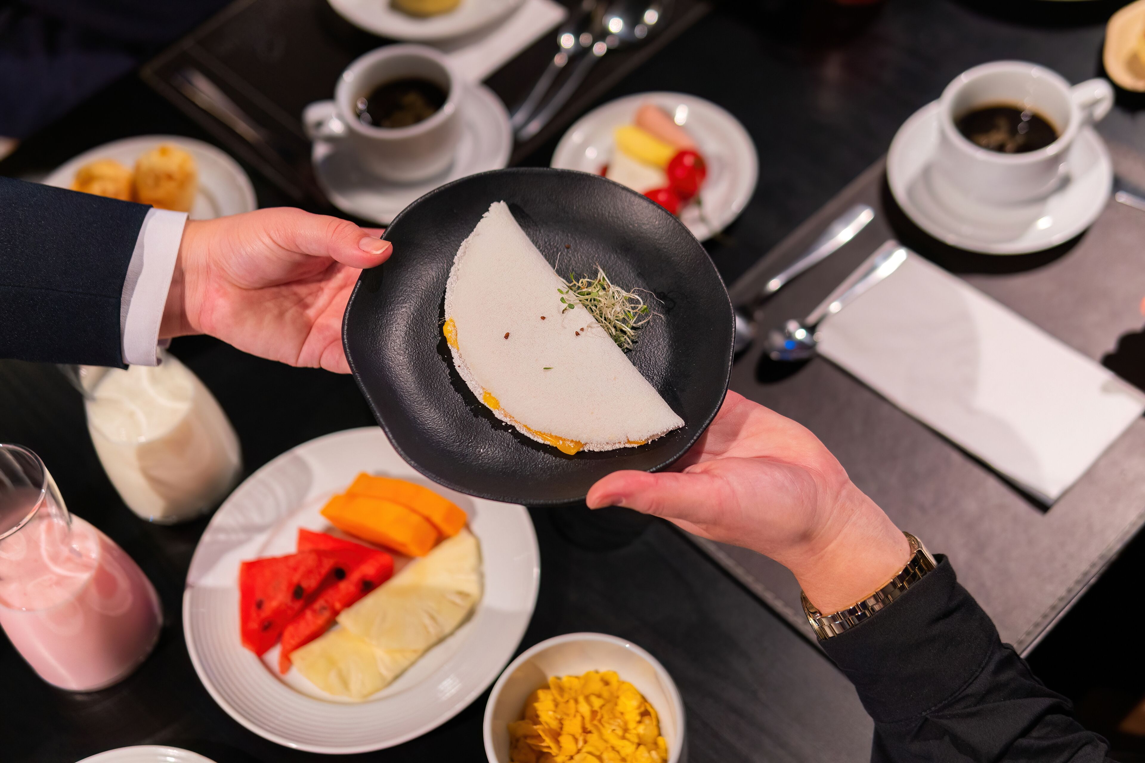 daily buffet breakfast (brl 70.00 per person)