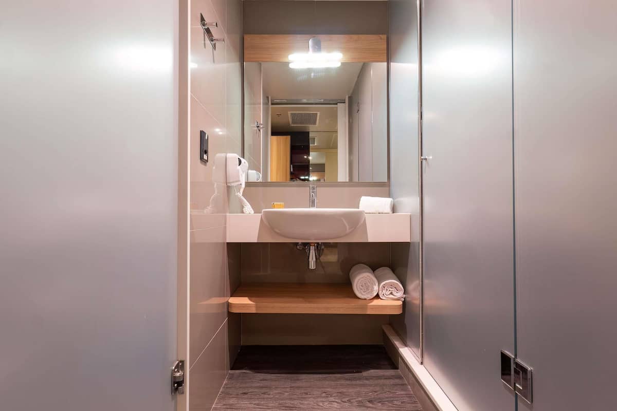 Pillow-top beds, minibar, in-room safe, desk