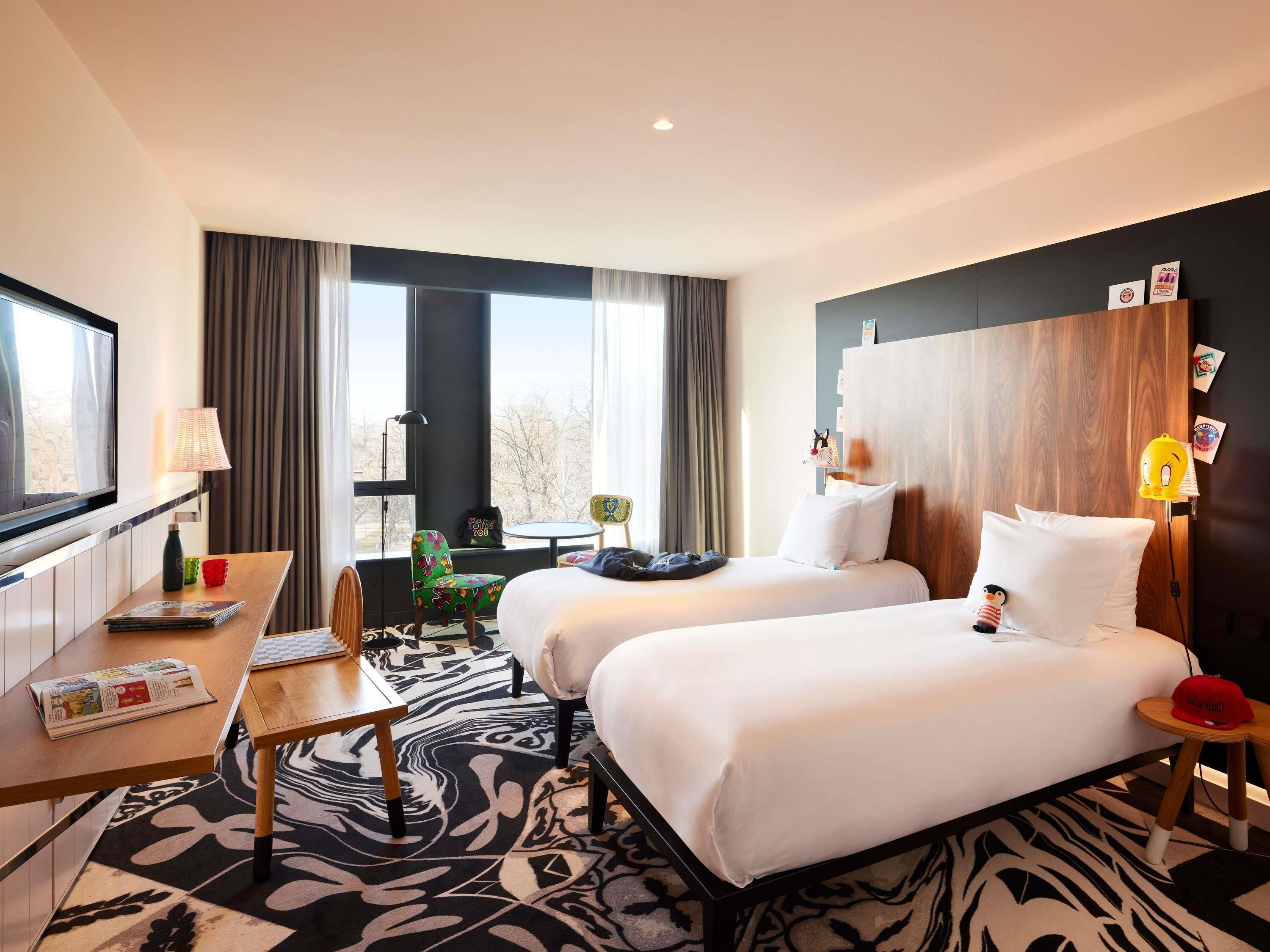 Chambre avec lits jumeaux, 2 lits jumeaux (Large Mama) | Draps en coton égyptien, literie de qualité