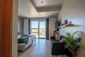 Deluxe-Doppel- oder -Zweibettzimmer, Bergblick