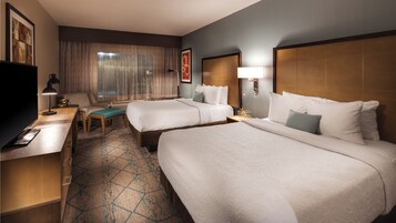 In-room safe, desk, laptop workspace, blackout drapes