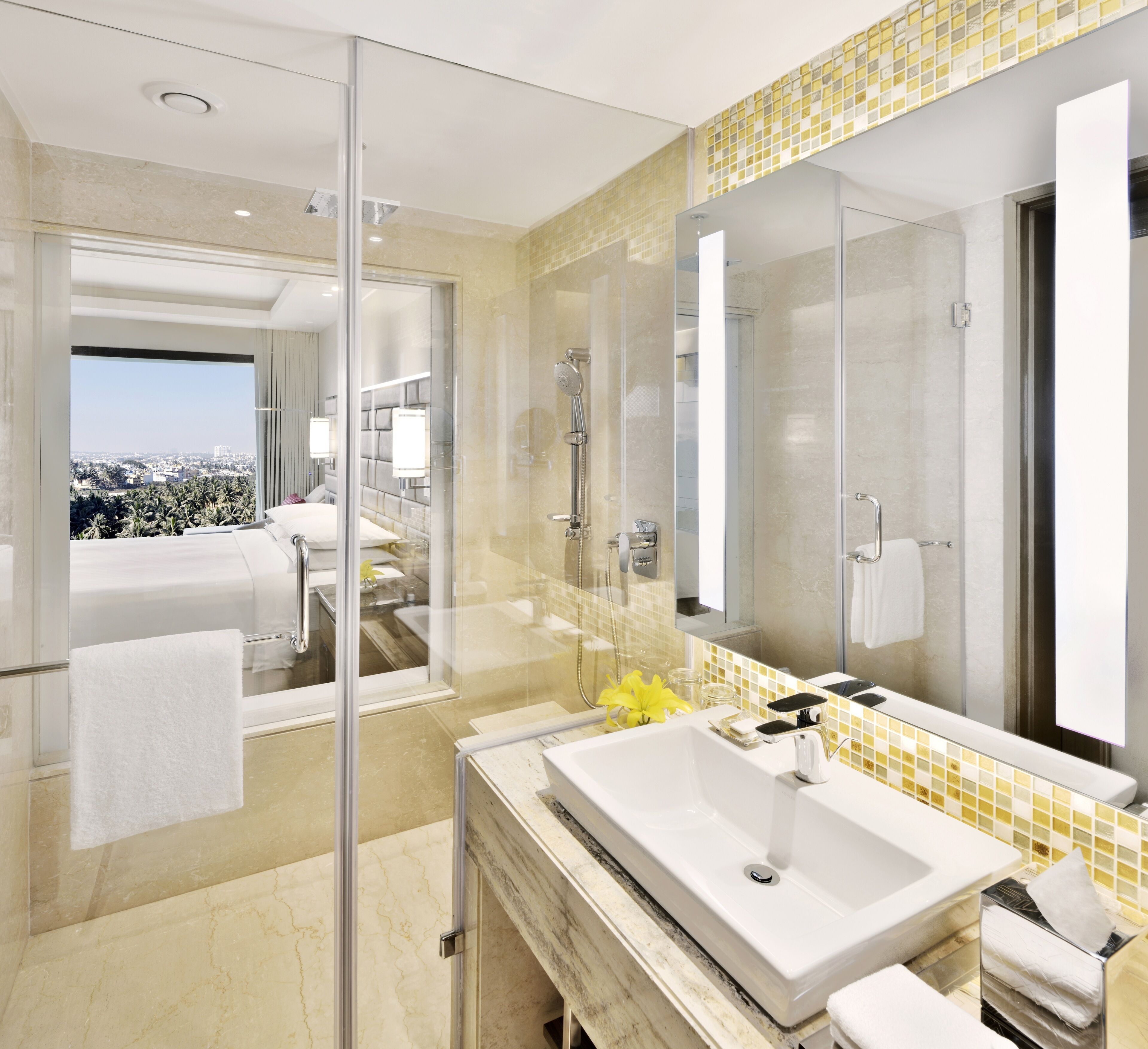 free toiletries, hair dryer, bathrobes, slippers