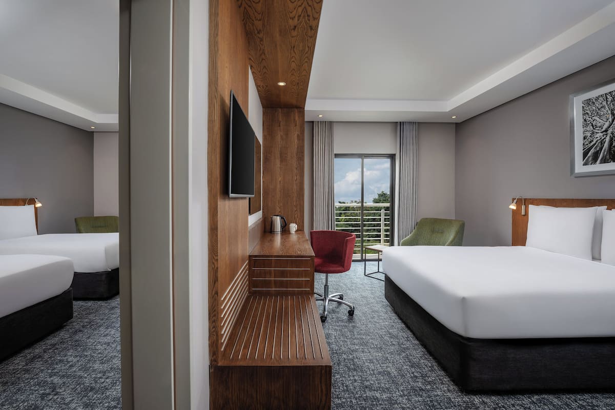 family room | in-room safe, desk, laptop workspace, blackout curtains