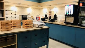 Free daily buffet breakfast