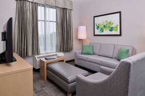 Suite, 1 Bedroom, Non Smoking | Premium bedding, down comforters, blackout drapes, iron/ironing board - Homewood Suites by Hilton Des Moines Airport (Des Moines)