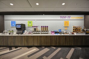 Free daily on-the-go breakfast