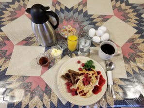 Free daily full breakfast