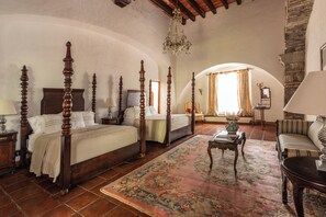 Suite, 2 Queen Beds | Premium bedding, in-room safe, desk, iron/ironing board - Hacienda Acamilpa (Acamilpa)