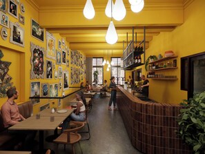 Bar (on property) - Stayokay Amsterdam Stadsdoelen - Hostel (Amsterdam)