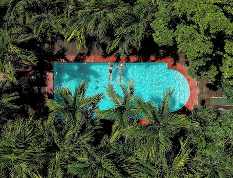 2 piscinas al aire libre, sillones reclinables de piscina