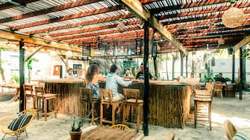 Plage, bar de plage