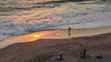 On the beach, beach bar