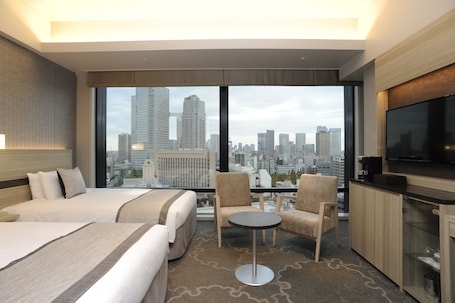 Superior Floor Comfort View Twin Room, Non Smoking | In-room safe, blackout drapes, soundproofing, bed sheets
