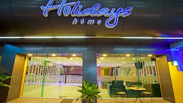 Entrada al alojamiento