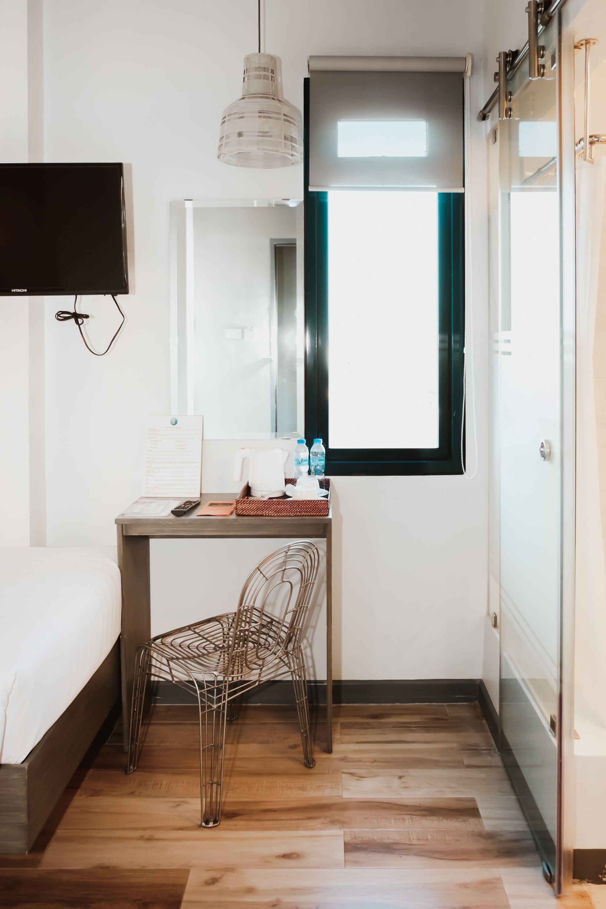 desk, iron/ironing board, free wifi, bed sheets