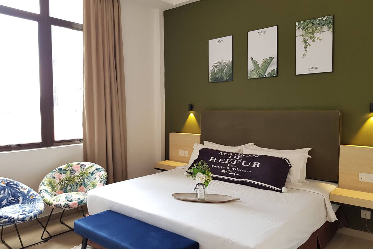 Desk, iron/ironing board (on request), free WiFi, bed sheets