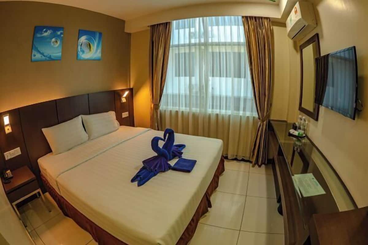 In-room safe, desk, blackout curtains, iron/ironing board
