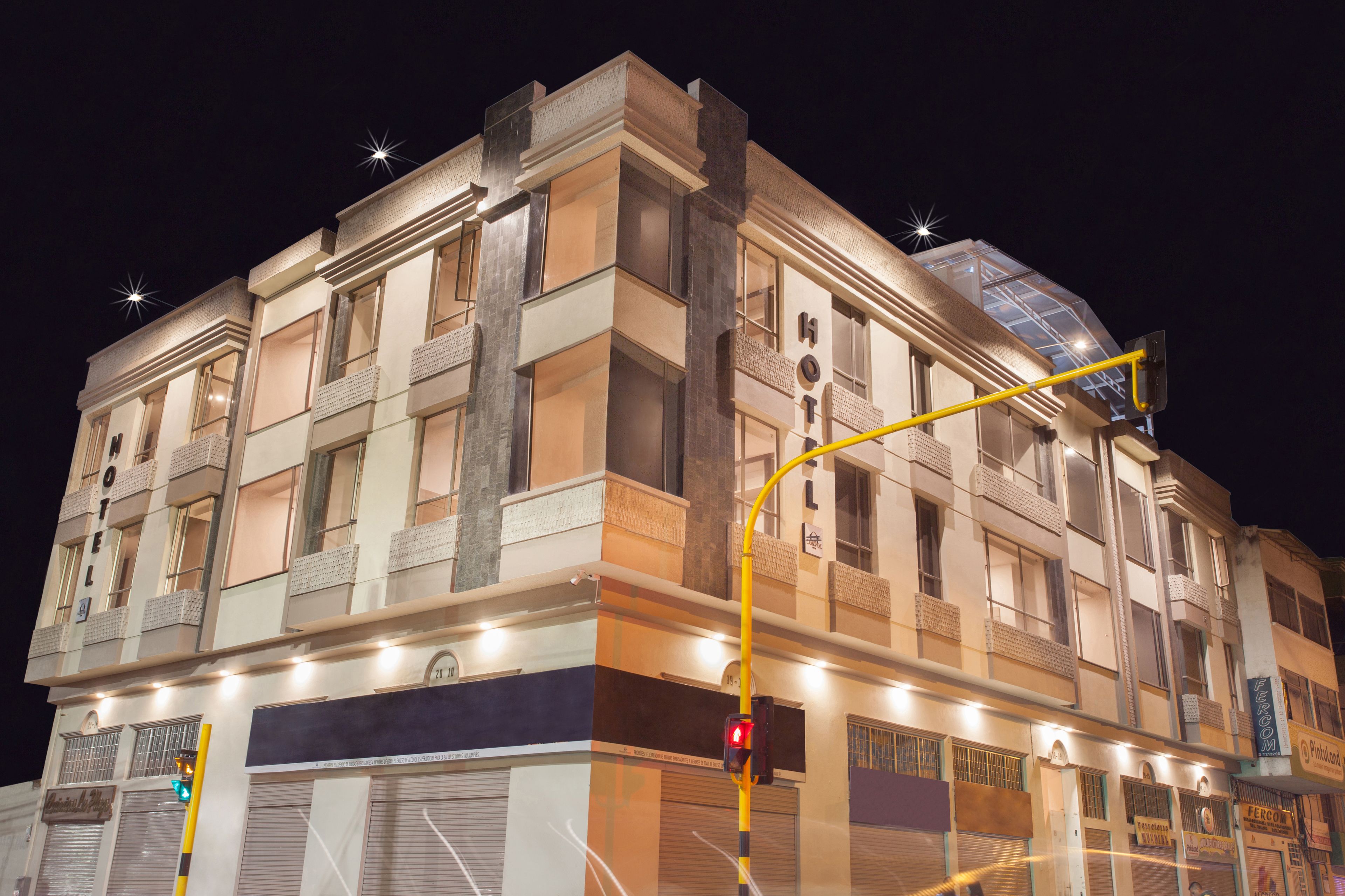 front of property – evening/night