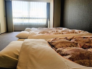 Traditional-Zimmer (Japanese Style) | Kostenloses WLAN, Bettwäsche