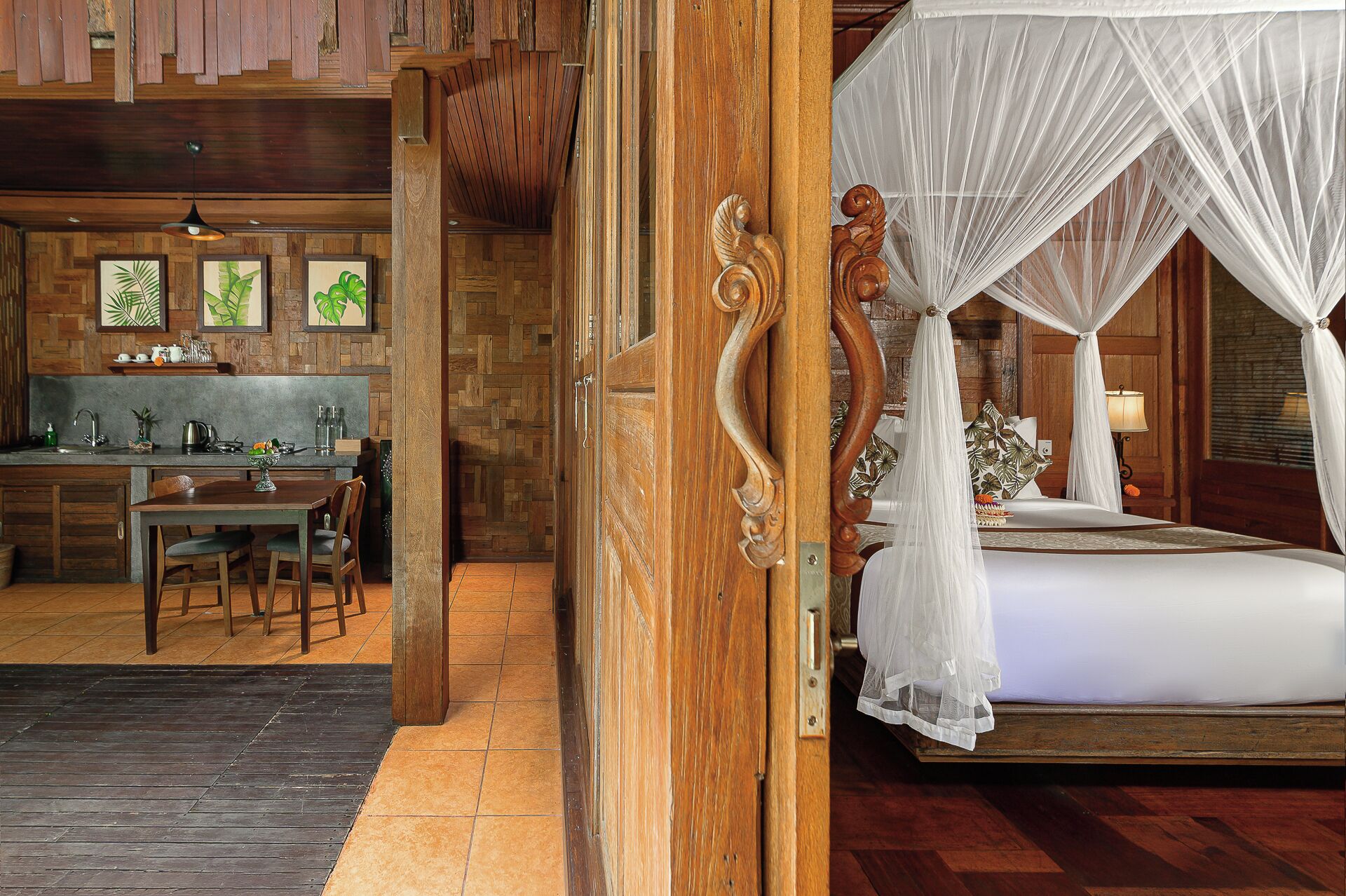 Jivana One Bedroom Villa | 専用キッチン | 冷蔵庫、コンロ、食器洗い機、コーヒー / ティーメーカー