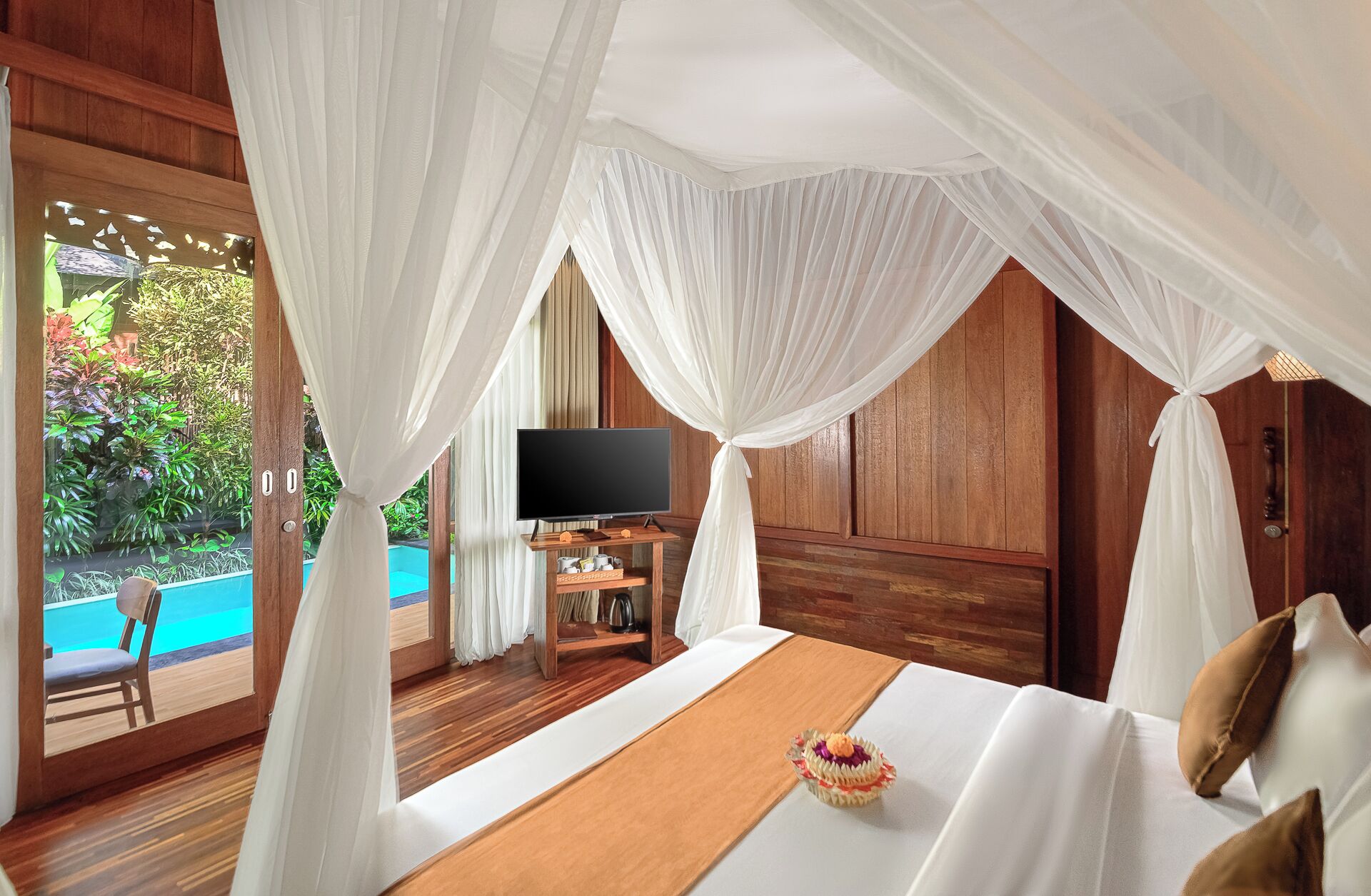 Jivana Signature One Bedroom Villa | Ropa de cama de alta calidad y minibar 