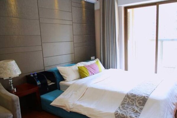 書桌、遮光窗簾/窗簾、免費 Wi-Fi