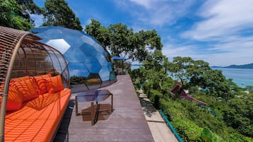 Luxury Tent, Sea View | Balcony view