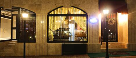 Front of property - evening/night