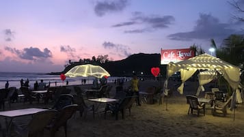 Beach nearby, white sand