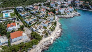 Aerial view - Golden Rays Luxury Villas (Primosten)