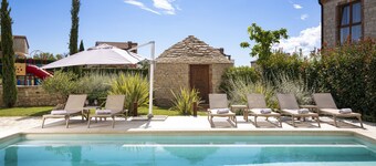 Paradise Villa Istria with Pool, 4 bedrooms, green yard, shared Tennis court