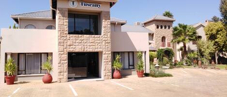 Fassade der Unterkunft