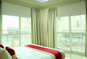 公寓, 2 间卧室 | 客房内保险箱、办公桌、免费 WiFi