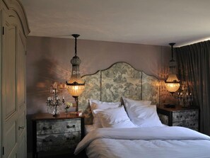 Chambre Double Premium, salle de bains privée, vue jardin (Chambre Chenin)