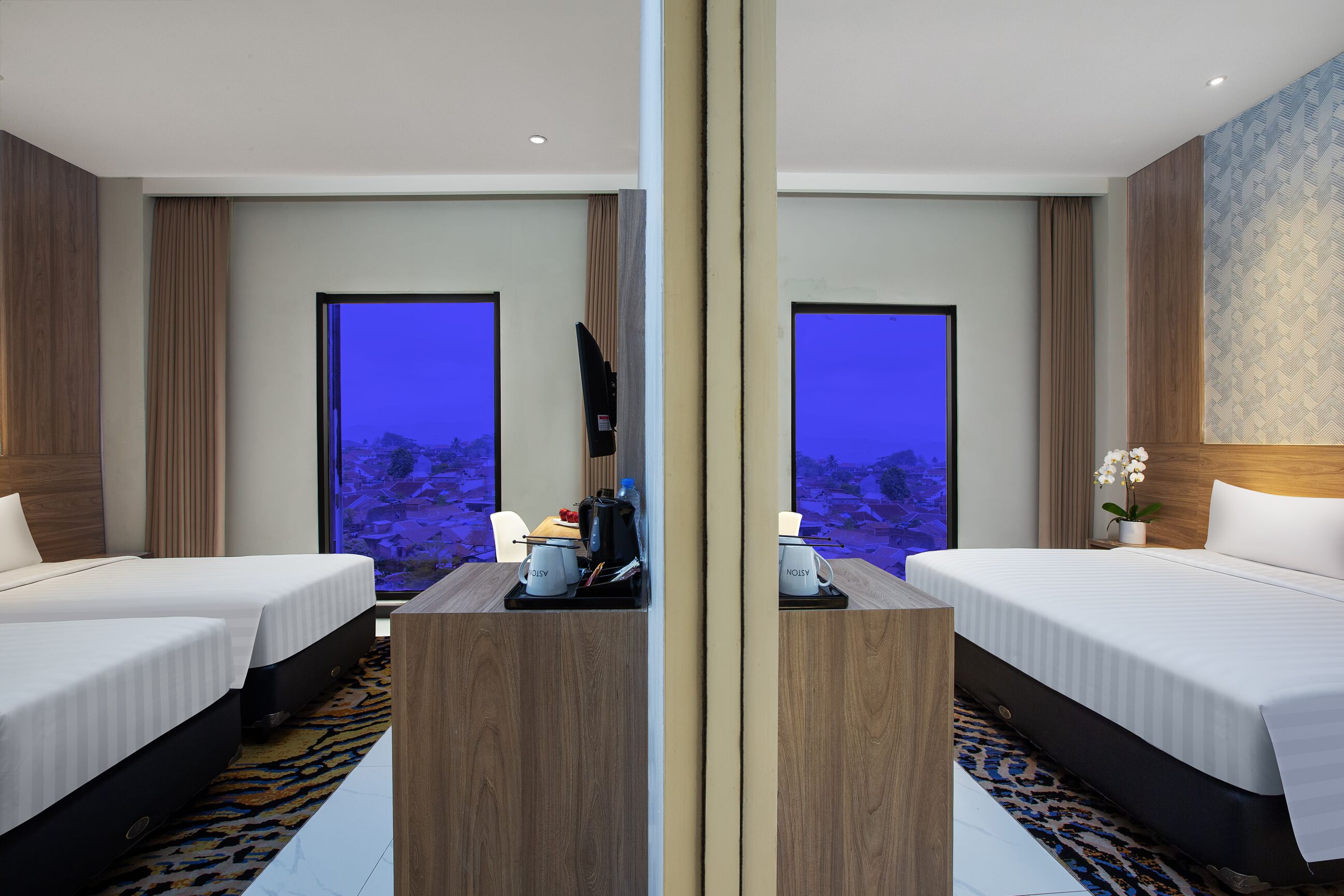 Safe på rommet, skrivebord, lydisolert og wi-fi (inkludert)