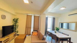 Condo dành cho gia đình, 2 phòng ngủ, quang cảnh biển, đối diện biển