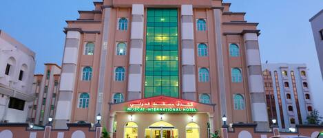 Front of property – evening/night