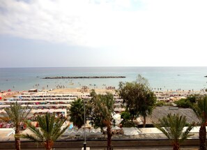 Aan het strand