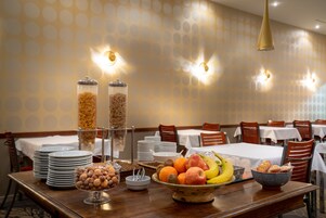Daily buffet breakfast (EUR 12 per person)