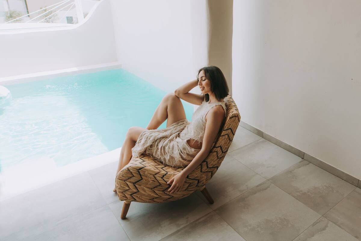 Presidential Suite with Private Pool, Partial Sea View  | Terraza o patio