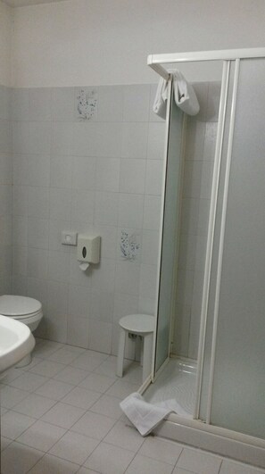 Shower, free toiletries, hair dryer, bidet - Albergo Ristorante Flora (Vittorio Veneto)