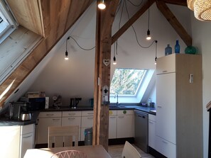Dúplex de lujo, baño en la habitación, vista a la montaña | Cocina privada